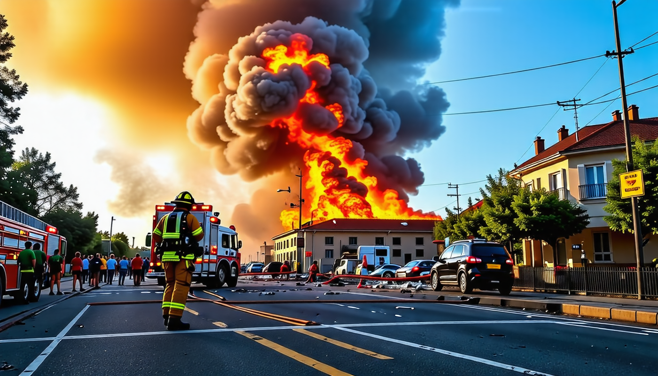 un important incendie s'est déclaré ce dimanche 7 juillet dans un immeuble du quartier du parc à roanne, suscitant l'intervention rapide des pompiers et l'inquiétude des habitants. découvrez les détails de cet évènement marquant.