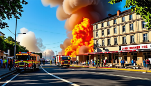 un incendie s'est déclaré ce dimanche 7 juillet dans un immeuble situé dans le quartier du parc à roanne, provoquant l'inquiétude des residents. découvrez les détails de cet incident et les mesures prises par les autorités.