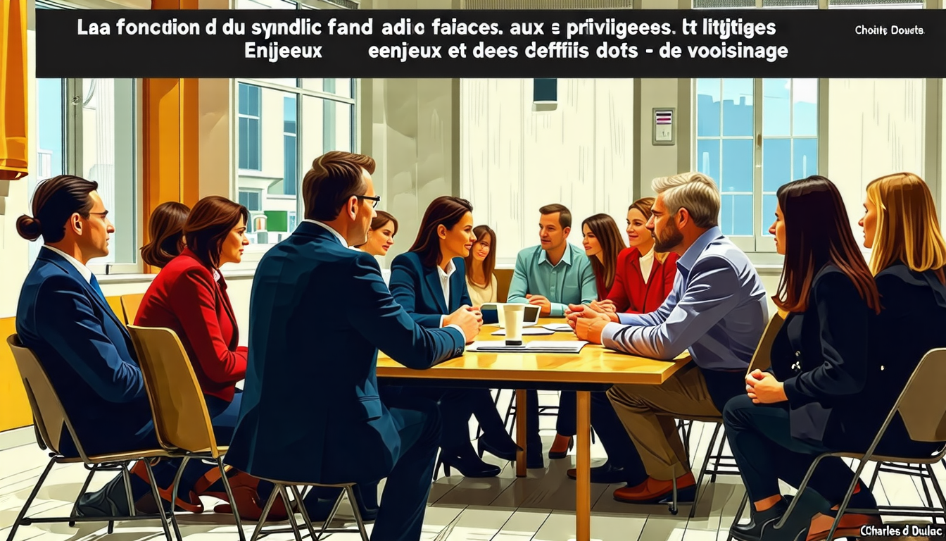 découvrez les enjeux et défis liés aux conflits de voisinage dans cet article de charles dulac, avocat. explorez la fonction du syndic dans la gestion des litiges privés et apprenez comment la médiation et la communication peuvent résoudre les tensions au sein des copropriétés.