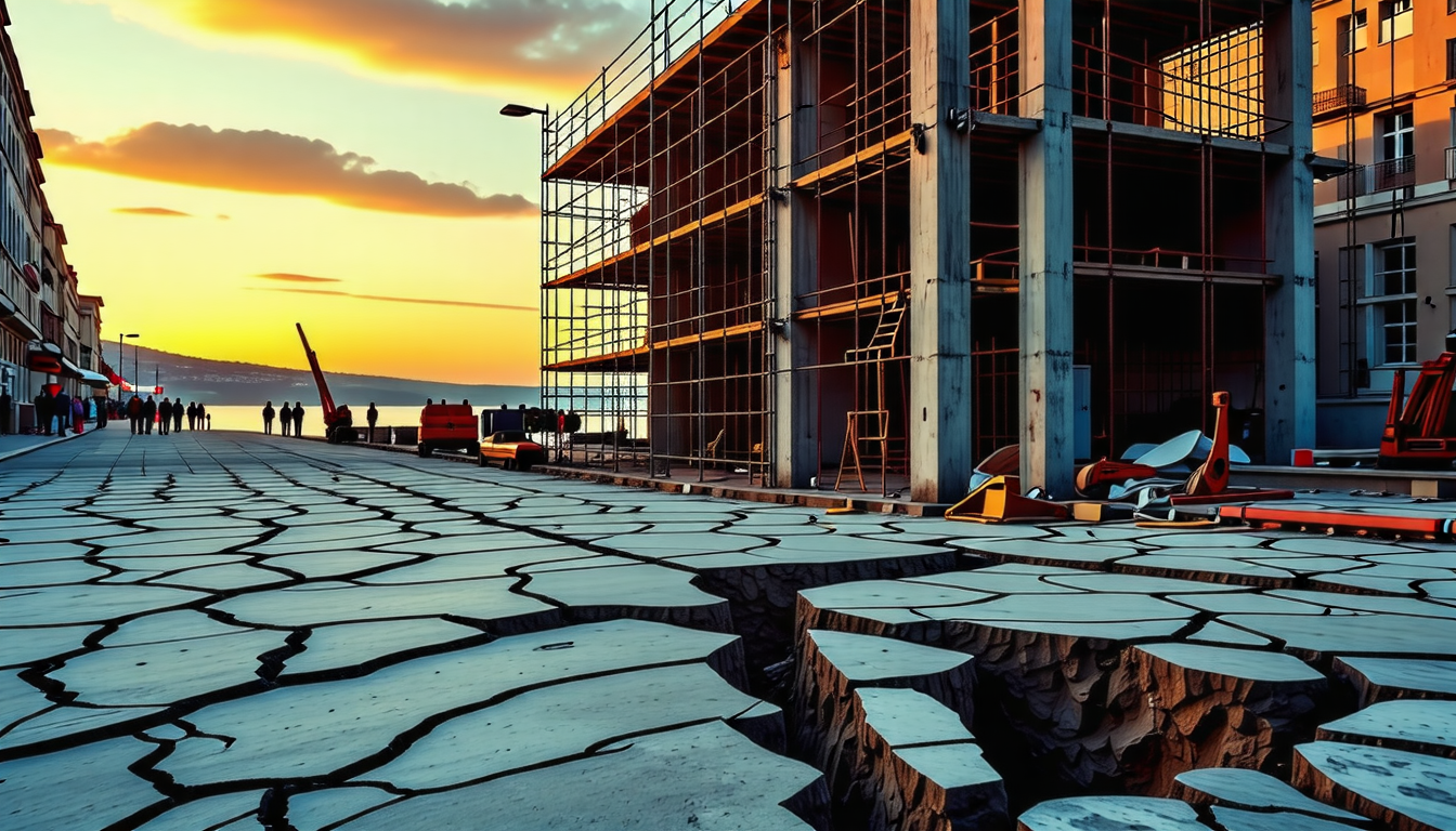 découvrez le mystère captivant de nice où un bâtiment en construction s'enlise inexplicablement dans le sol. plongez dans cette enquête fascinante qui soulève des questions sur l'architecture, la géologie et l'avenir de la ville.