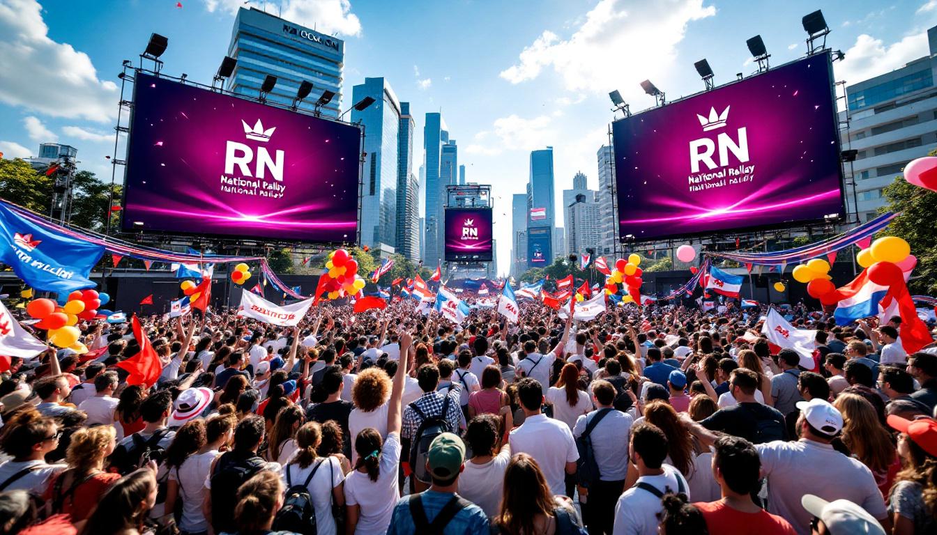 Le RN en pole position des intentions de vote selon un récent sondage en cas de dissolution
