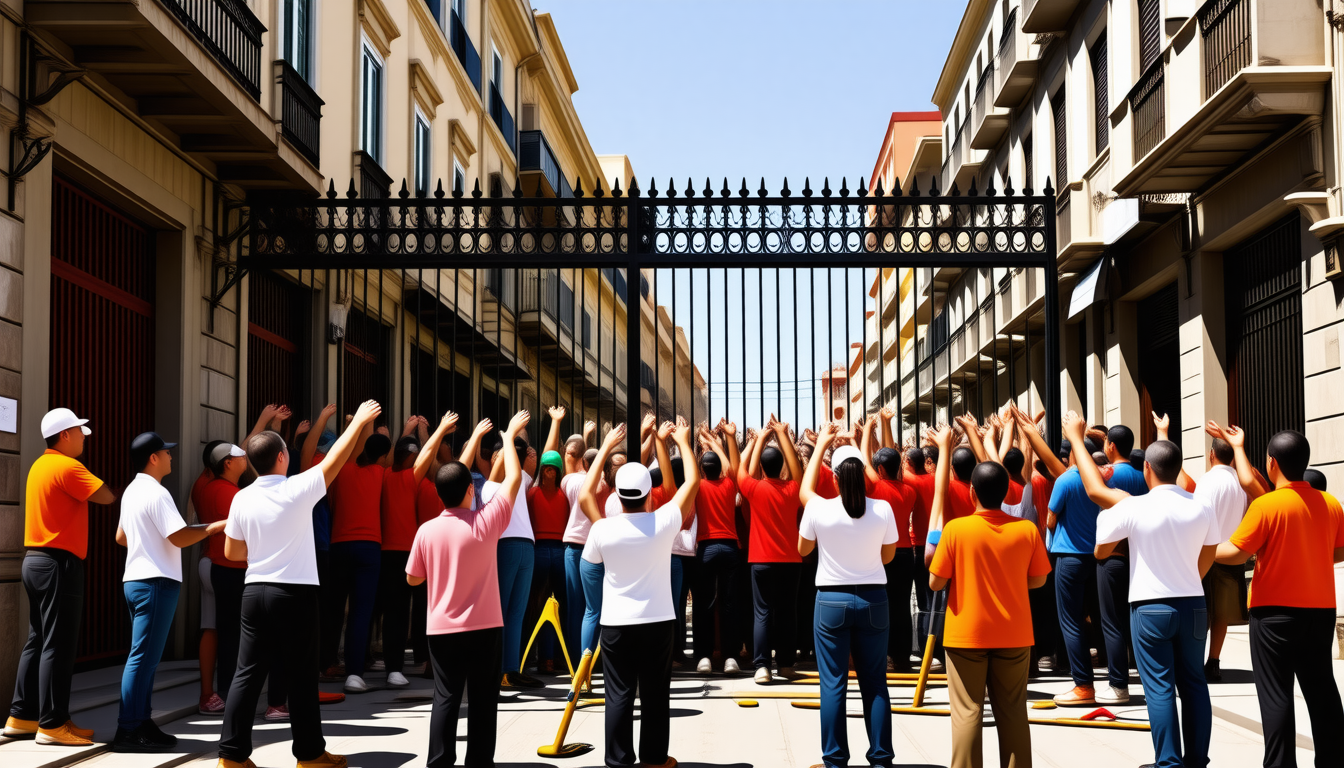 à marseille, des habitants se mobilisent pour installer un portail dans leur quartier, malgré l'opposition de la métropole. découvrez les enjeux de cette démarche citoyenne et les réactions des autorités locales.