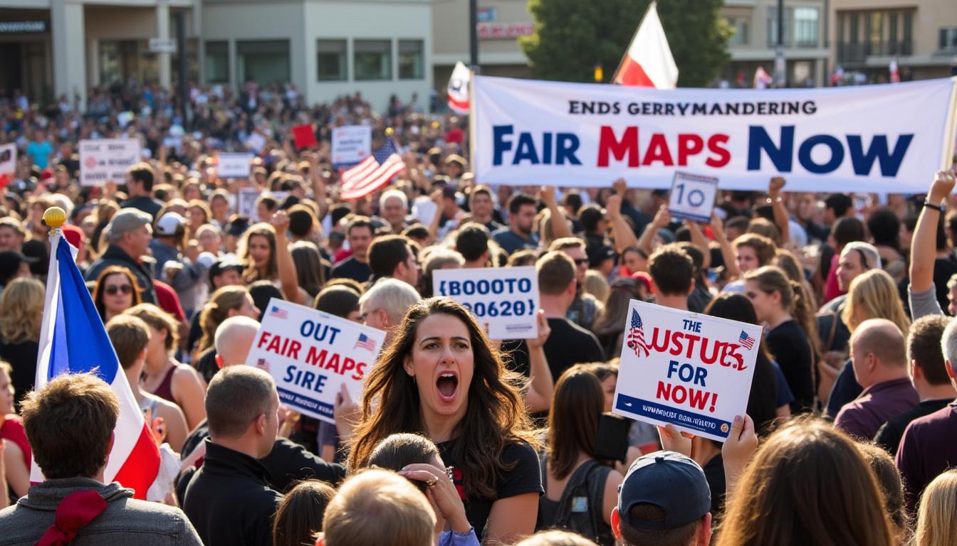les républicains engagent des poursuites contre gavin newsom pour contester le gerrymandering en californie, accusant le gouverneur et les législateurs démocrates de manipulations législatives habiles visant à influencer la représentation politique.