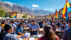 explorez les élections présidentielles et législatives en bolivie à travers une découverte visuelle captivante : infographies, cartes et analyses pour mieux comprendre les enjeux et les résultats du scrutin bolivien.