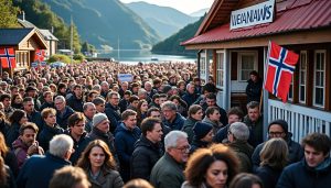 découvrez comment les élections législatives en norvège sont marquées par une lutte acharnée entre des coalitions fragiles et la montée du populisme, impactant l'avenir politique du pays.