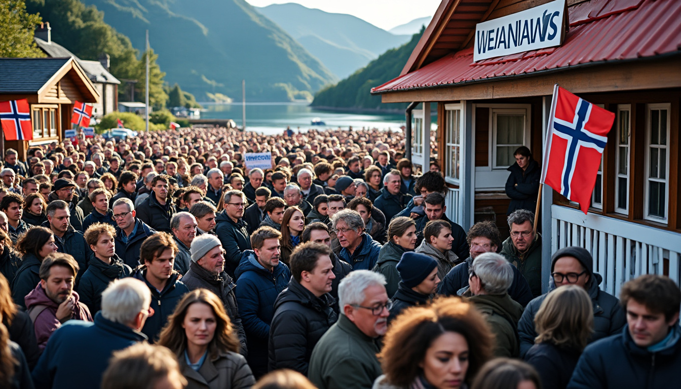 découvrez comment les élections législatives en norvège sont marquées par une lutte acharnée entre des coalitions fragiles et la montée du populisme, impactant l'avenir politique du pays.