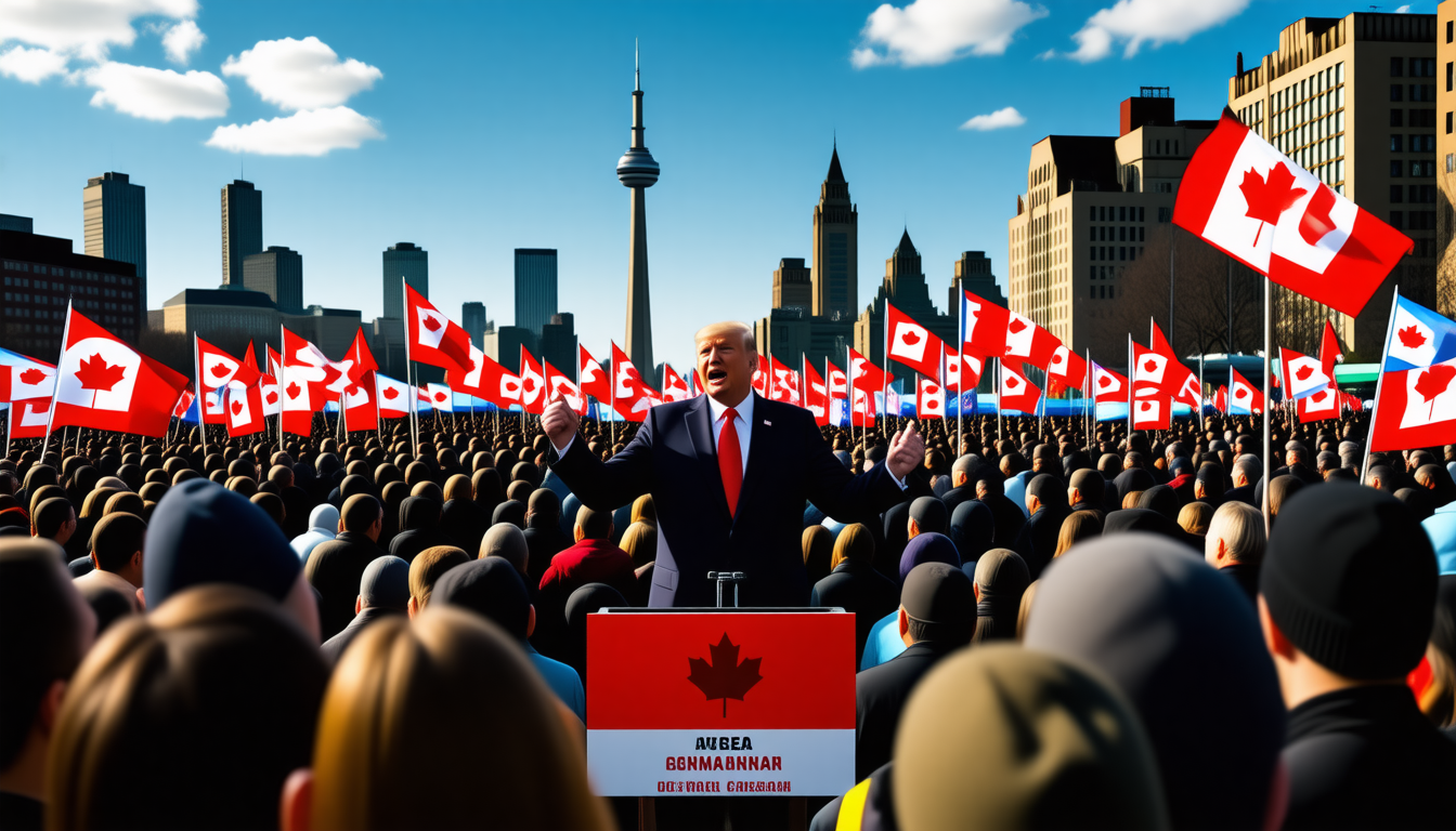 découvrez comment donald trump réaffirme son intention d'intégrer le canada aux états-unis à l'occasion des élections législatives. analyse des enjeux, réactions politiques et impact sur les relations internationales.