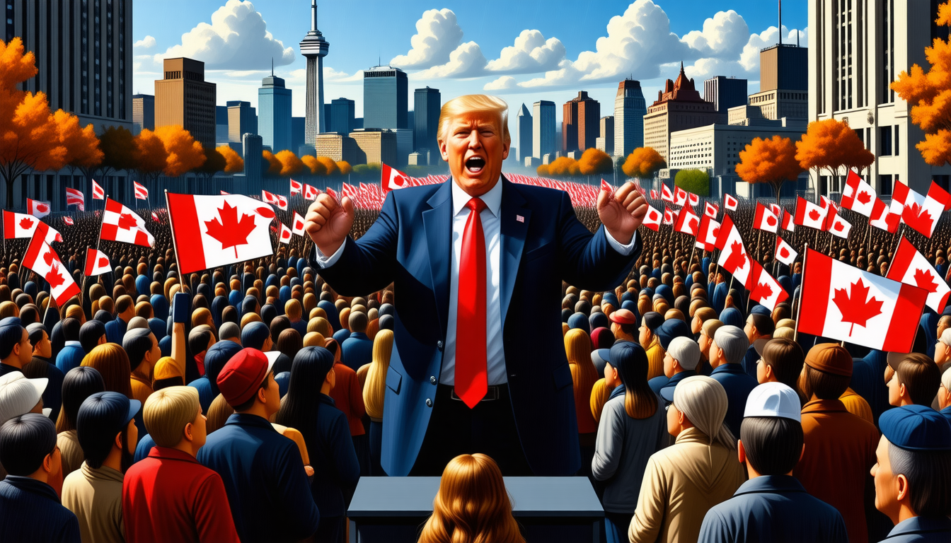 donald trump réitère sa volonté d’intégrer le canada aux états-unis à l’occasion des élections législatives, relançant le débat sur les relations entre les deux pays.