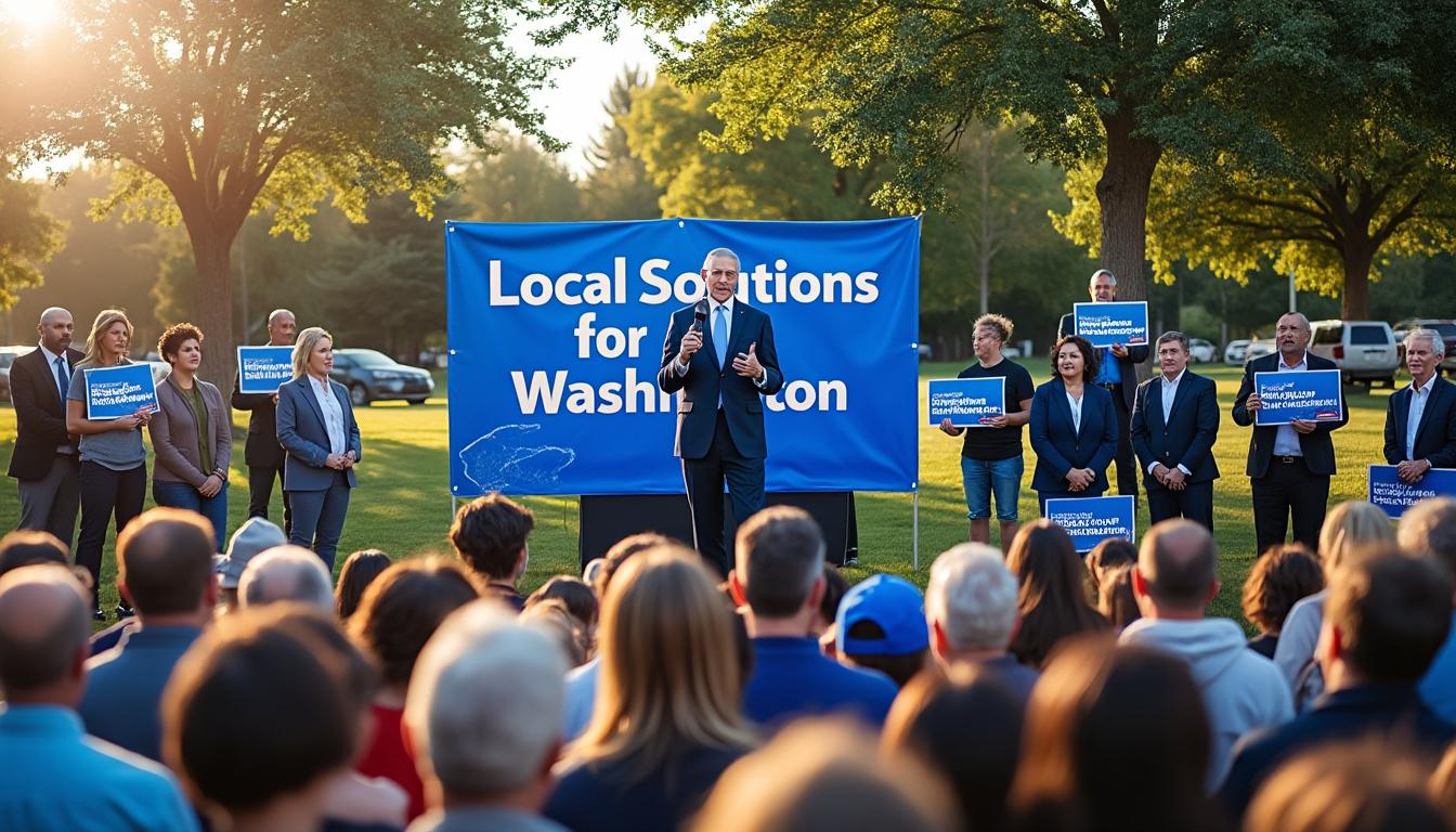 analyse des quatre élections législatives dans l'ouest de washington, illustrant comment les dynamiques locales influencent profondément les choix électoraux et reflètent la maxime selon laquelle toute politique est locale.