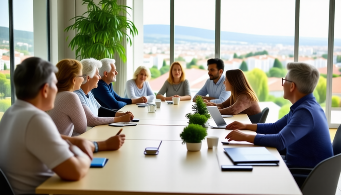 la ville du cannet organise une réunion essentielle pour apaiser les tensions entre copropriétaires de la résidence senior, favorisant le dialogue et la convivialité.