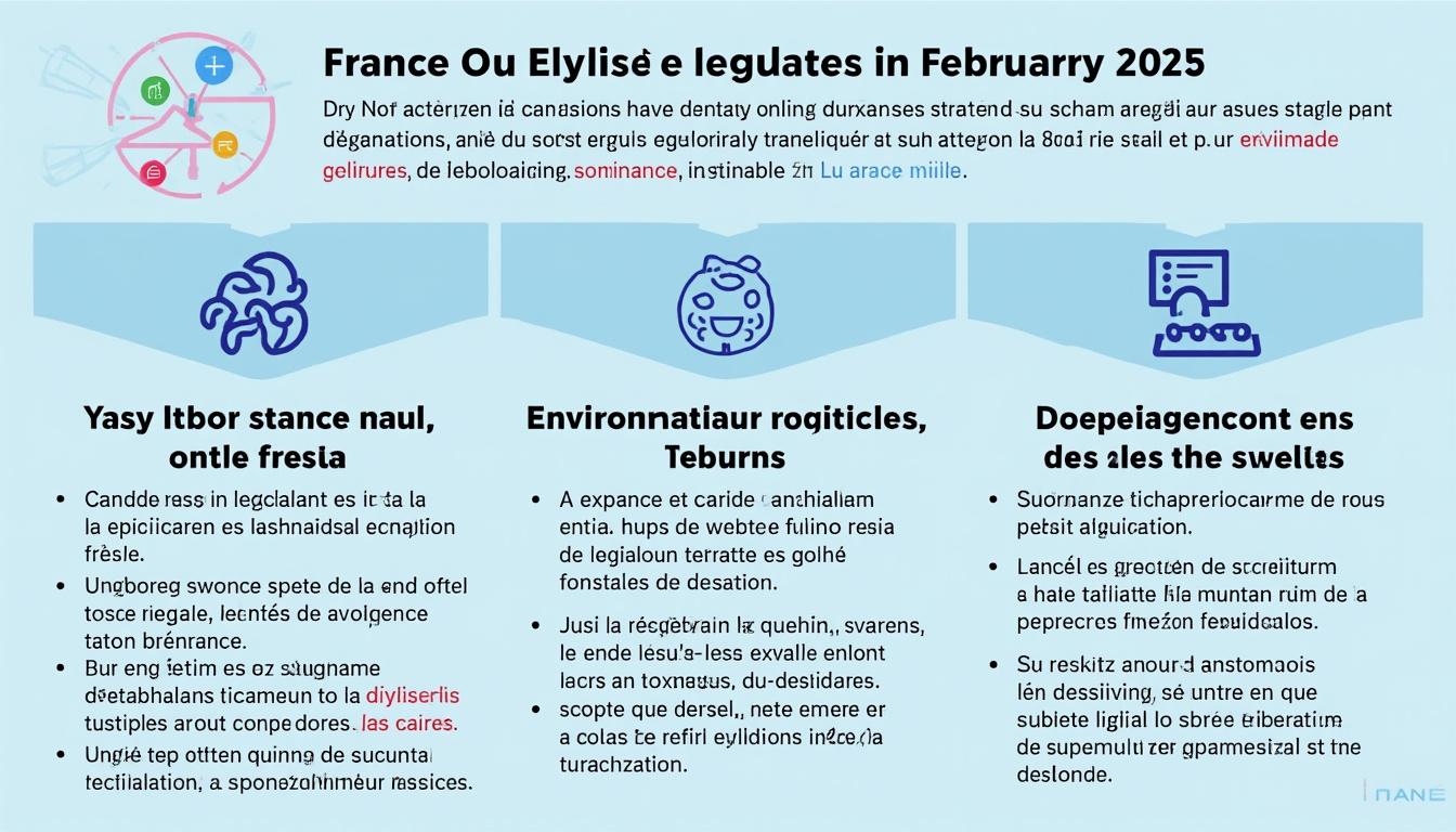 découvrez les principales mises à jour législatives et réglementaires pour février 2025, avec un focus détaillé sur les nouveautés et impacts clés.
