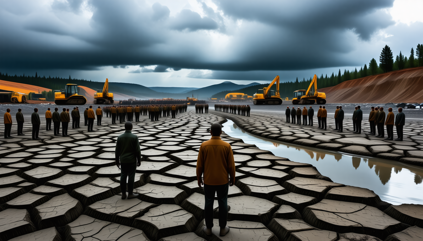 analyse des tensions croissantes liées aux ressources naturelles sur terre, avec un état des lieux actuel et les enjeux futurs des conflits environnementaux et géopolitiques.