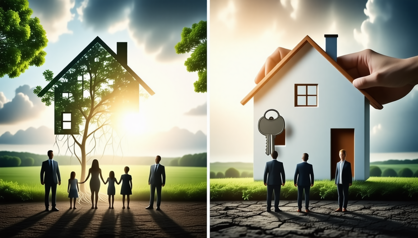 découvrez les avantages et inconvénients de l'indivision et de la division pour réussir la transmission de votre patrimoine en toute sérénité.