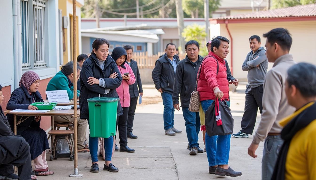les élections législatives anticipées au kirghizstan se déroulent sans opposition significative, soulignant un climat politique tendu et un paysage électoral dominé.