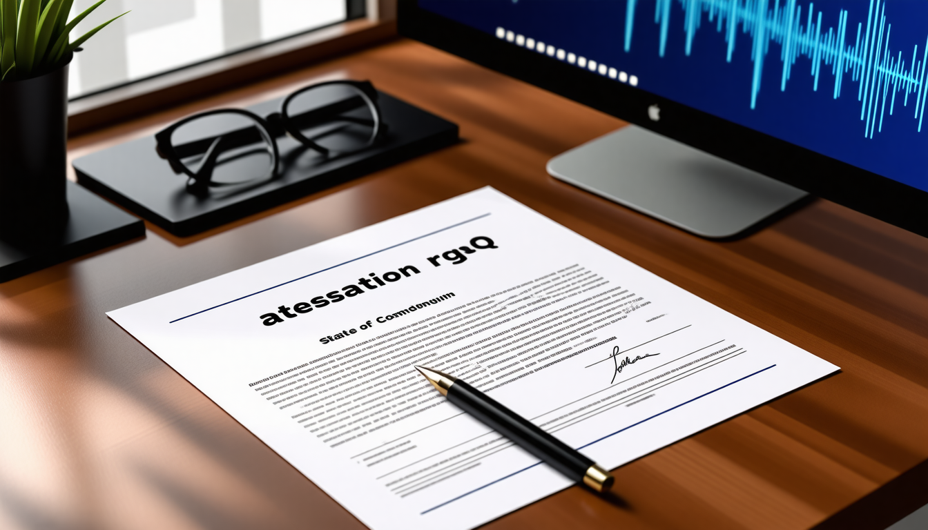 découvrez le modèle officiel d’attestation rgcq sur l’état de la copropriété lors de notre émission spéciale webradio, une ressource essentielle pour gérer efficacement votre copropriété.