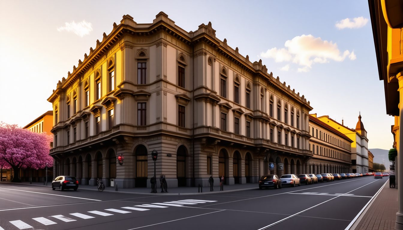 découvrez un splendide immeuble hôtelier situé en plein cœur de turin, italie, offrant un cadre élégant et des services de qualité pour un séjour inoubliable.