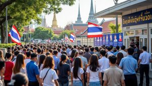 la thaïlande se prépare à organiser ses élections législatives, marquant un tournant politique majeur avec des enjeux cruciaux pour l'avenir du pays.
