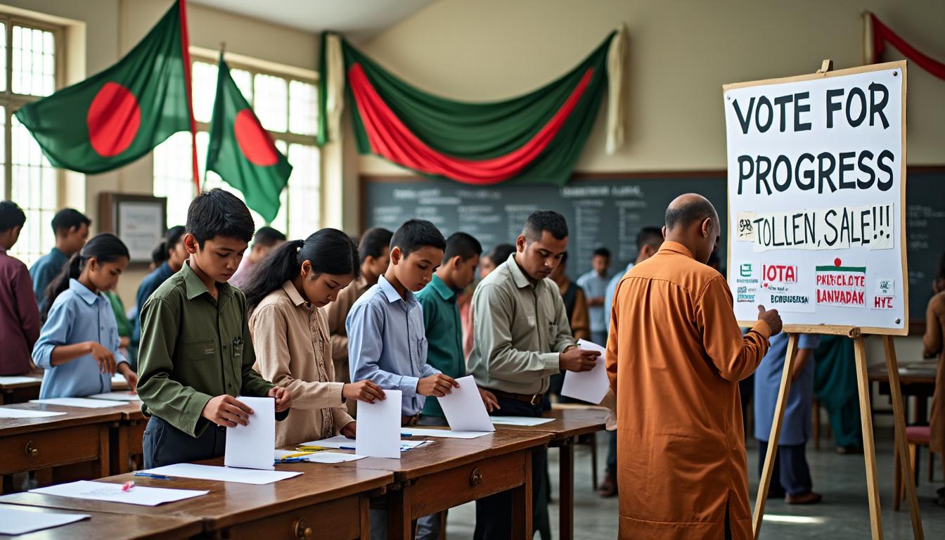 le 12 février, le bangladesh organise des élections législatives cruciales déterminant l'avenir politique du pays.