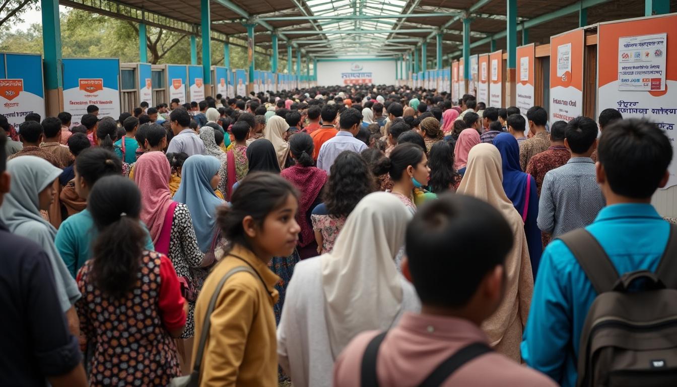 le 12 février, le bangladesh organise des élections législatives cruciales qui détermineront l'avenir politique du pays.