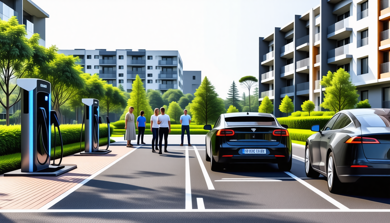 découvrez des solutions innovantes pour la recharge des voitures électriques en copropriété, facilitant l'accès à des bornes sécurisées et adaptées aux besoins des résidents.