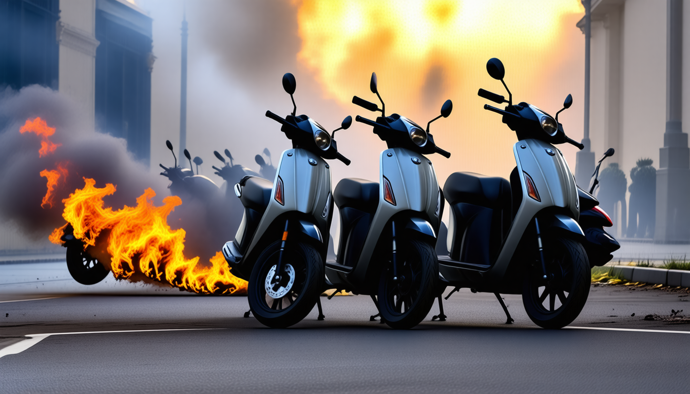 un incendie provoqué par une trottinette électrique à rouen a entraîné l'hospitalisation de trois personnes pour intoxication aux fumées. découvrez les détails de cet accident.