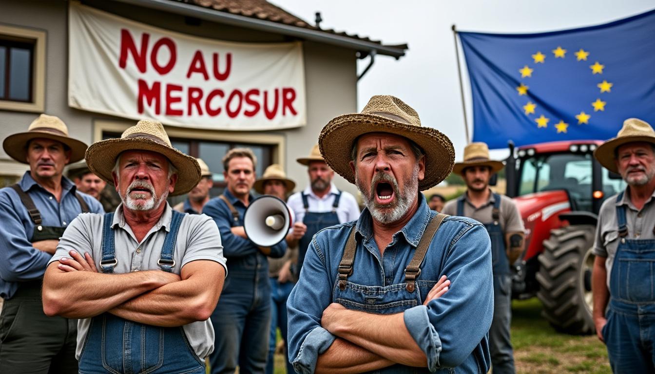le gouvernement menace d'organiser des élections législatives anticipées si le budget lié au mercosur est censuré, soulignant les enjeux politiques majeurs de cet accord commercial.