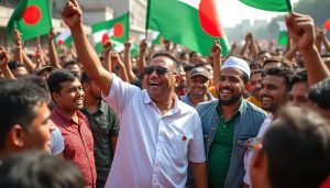 découvrez comment le parti nationaliste du bangladesh a remporté une victoire cruciale lors des élections législatives, marquant un tournant décisif dans la politique du pays.