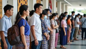 participez aux élections législatives en thaïlande, où les citoyens votent pour rétablir la stabilité après une période d'incertitude politique. suivez les enjeux et résultats clés.