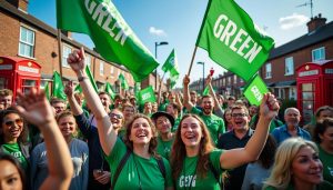 les verts remportent une victoire clé lors d'une élection partielle au royaume-uni, s'imposant dans un ancien bastion traditionnel du labour.