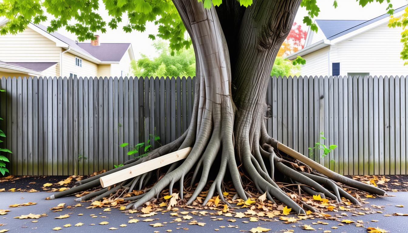 découvrez qui est responsable des frais en cas de dommages causés à votre clôture par un arbre voisin et quelles sont les démarches à suivre.
