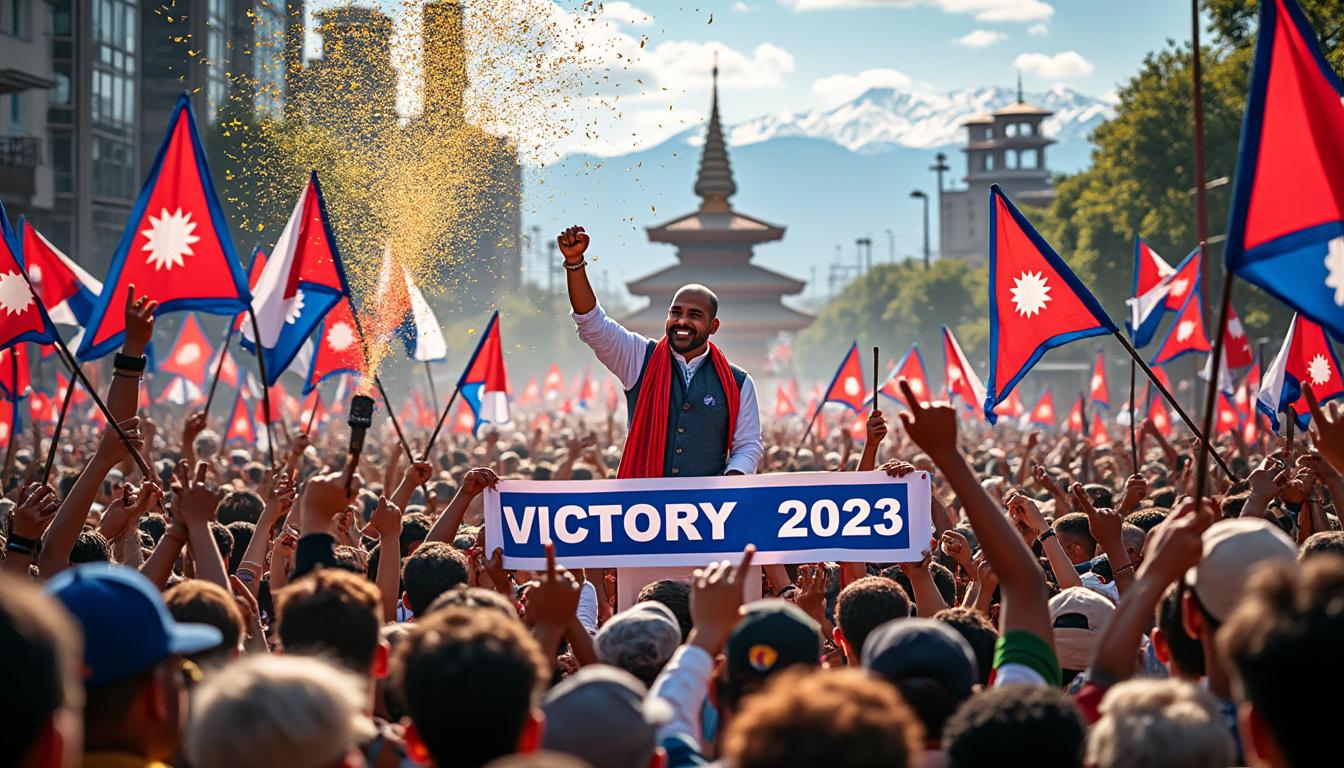 découvrez le triomphe historique du parti du célèbre rappeur devenu maire de katmandou lors des élections législatives au népal, marquant un tournant politique majeur dans le pays.