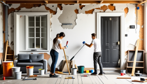 découvrez comment noémie et nicolas transforment une maison abandonnée en un foyer rénové, avec pour objectif de générer 3 600 € de revenus locatifs.