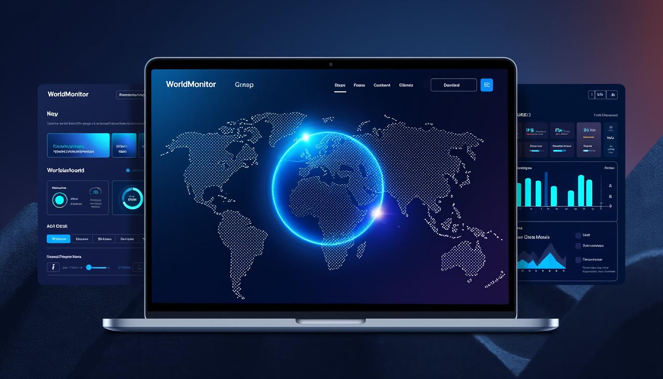 worldmonitor vous permet de suivre l'actualité géopolitique en temps réel grâce à des tableaux de bord gratuits, simples et interactifs pour rester informé des événements mondiaux.