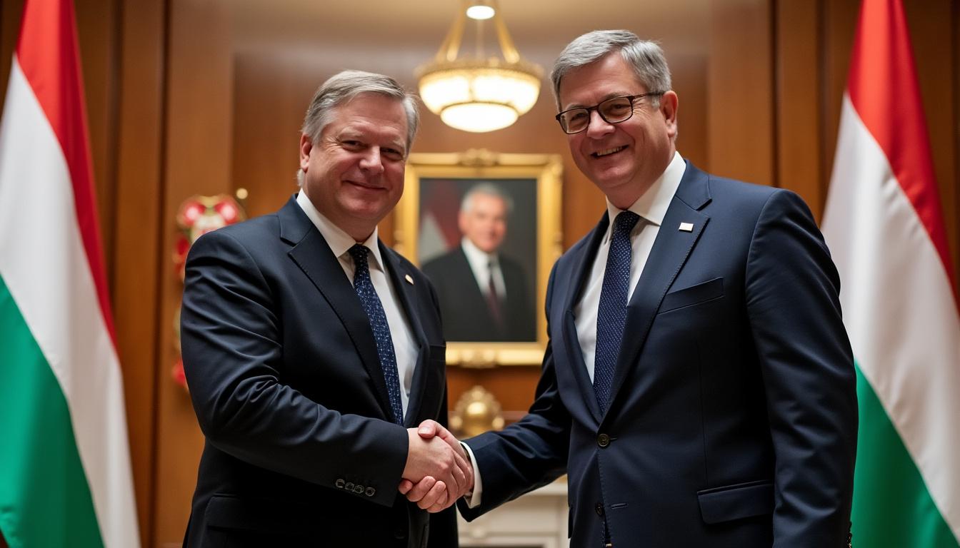 le vice-président américain est arrivé à budapest pour soutenir viktor orbán à l'approche des élections législatives en hongrie, renforçant ainsi les liens politiques entre les deux pays.