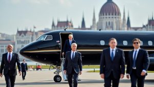 le vice-président américain se rend à budapest pour soutenir viktor orbán lors des élections législatives en hongrie, marquant un tournant diplomatique important.