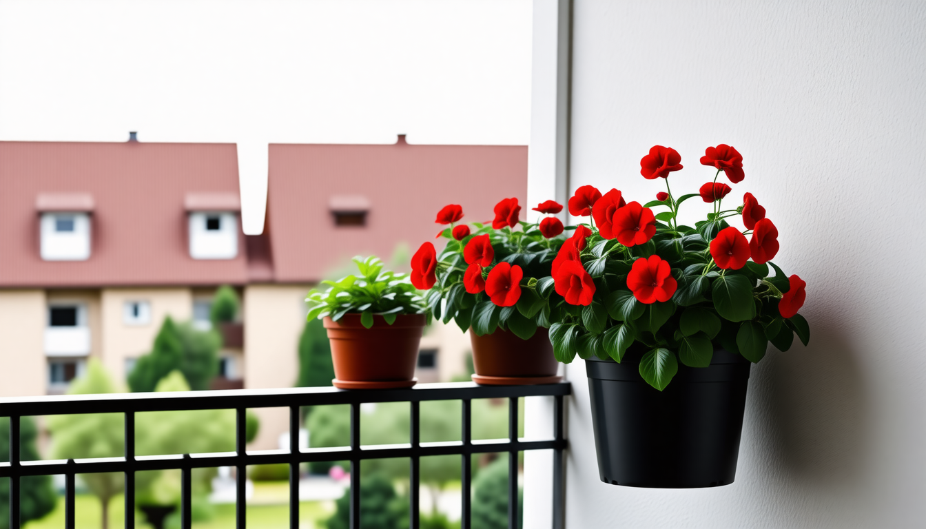 Géraniums sur le balcon : un simple oubli dans la fixation peut vous valoir une amende jusqu’à 450 €