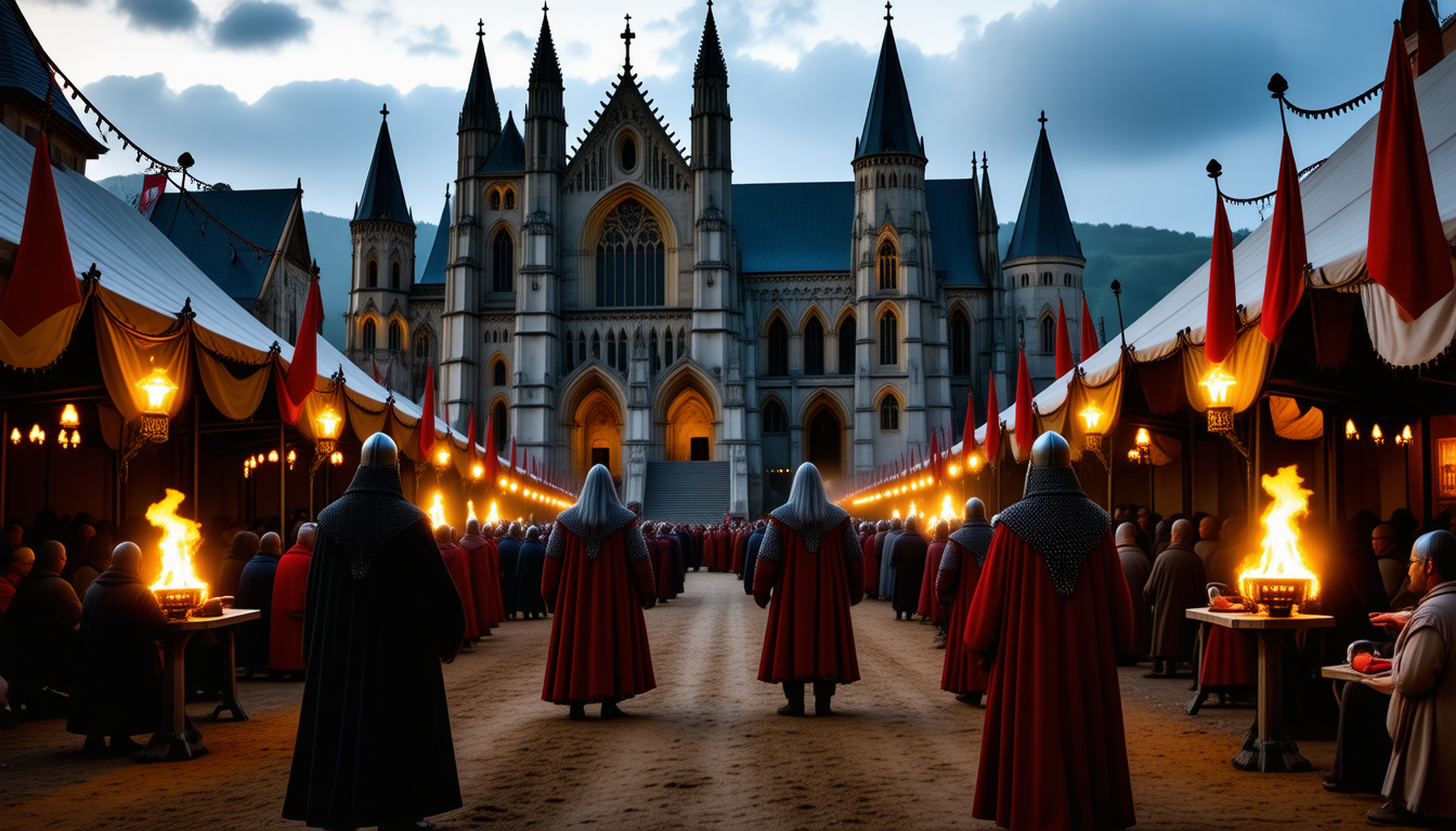 découvrez le spectacle historique grandiose célébrant les 800 ans de l'abbaye de marquette-lez-lille, un événement exceptionnel mêlant histoire et spectacle vivant.