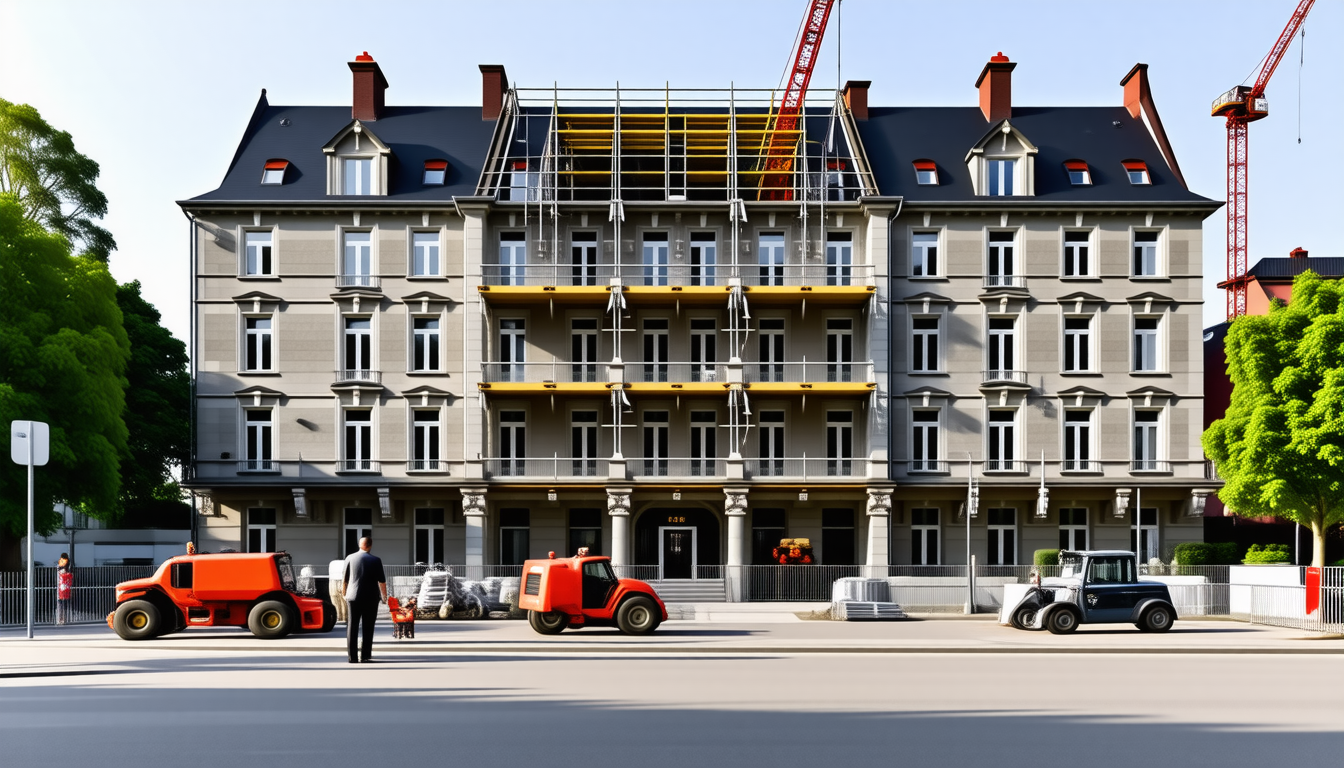 le projet de rénovation de l’hôtel reine jeanne à orthez avance : la transformation en logements entre désormais en phase active, offrant une nouvelle vie à cet édifice emblématique.