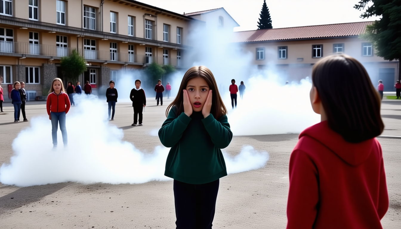 à toulouse, des pétards allumés dans une cour d'école ont semé la panique parmi les enfants, qui ont cru entendre des coups de feu.
