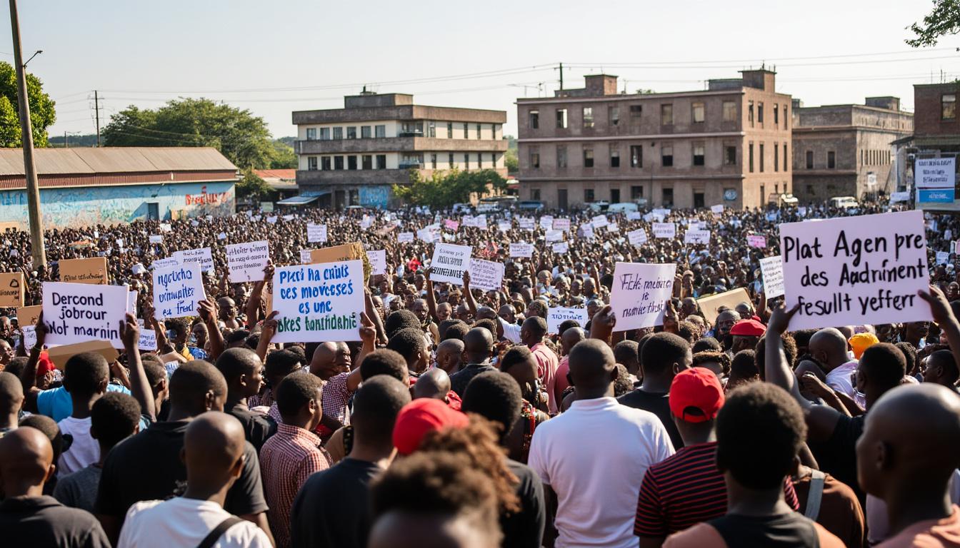 retard dans la publication des résultats des législatives en centrafrique à cause d'un mouvement social impactant le processus électoral.