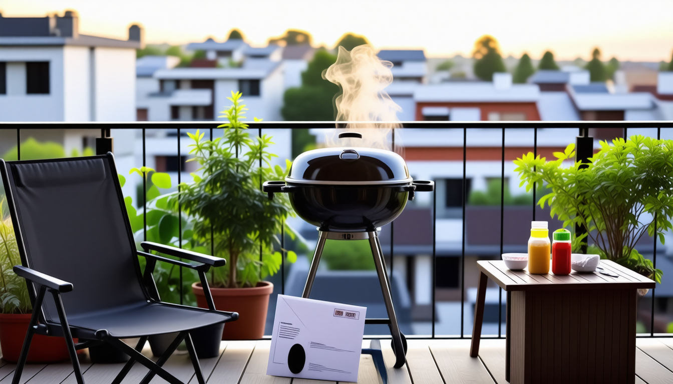 découvrez la réaction inattendue du syndic après avoir allumé un barbecue sur le balcon. une histoire surprenante à ne pas manquer !