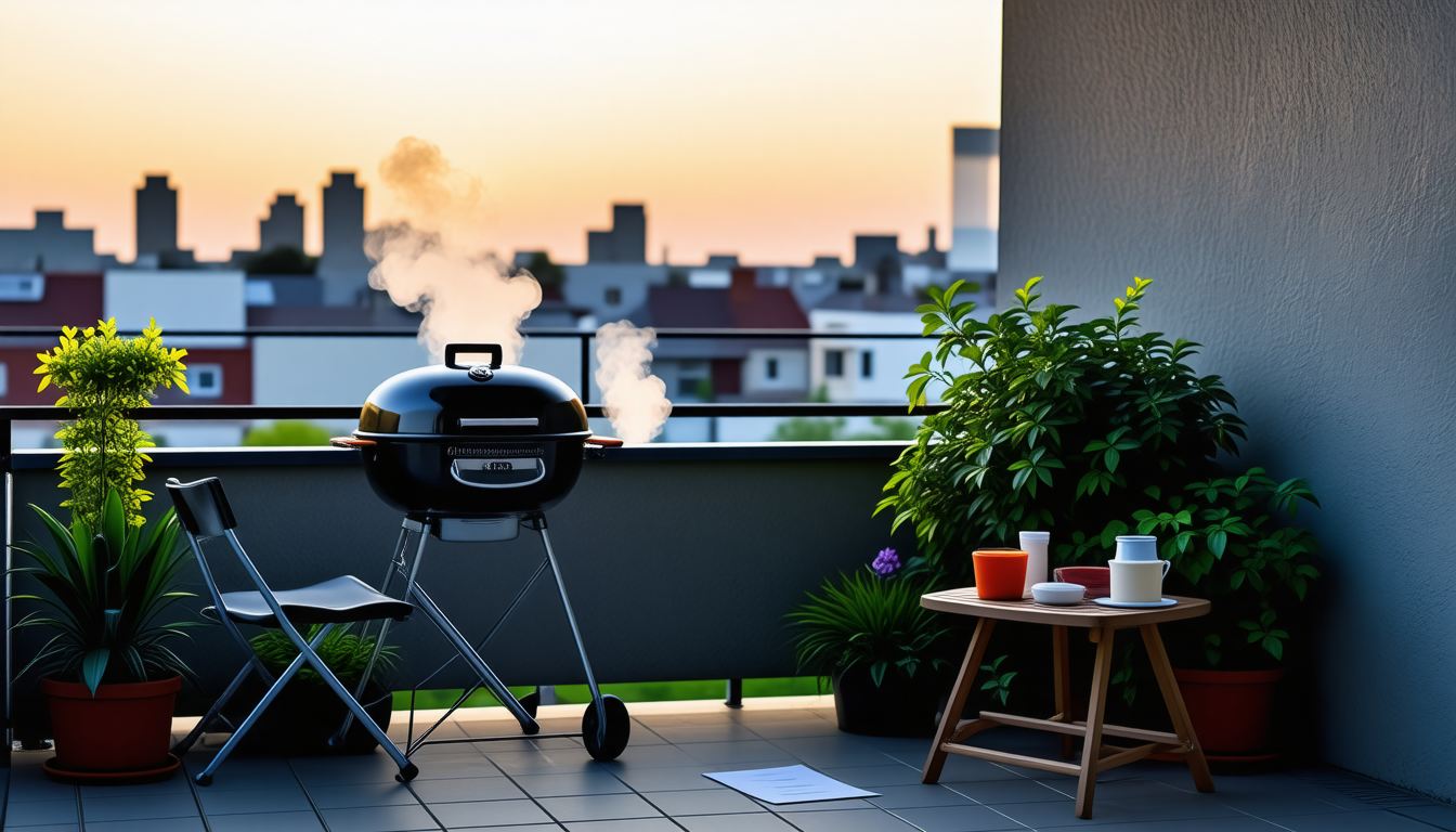 découvrez la surprenante réaction du syndic après avoir simplement allumé un barbecue sur le balcon. une histoire inattendue à lire absolument !