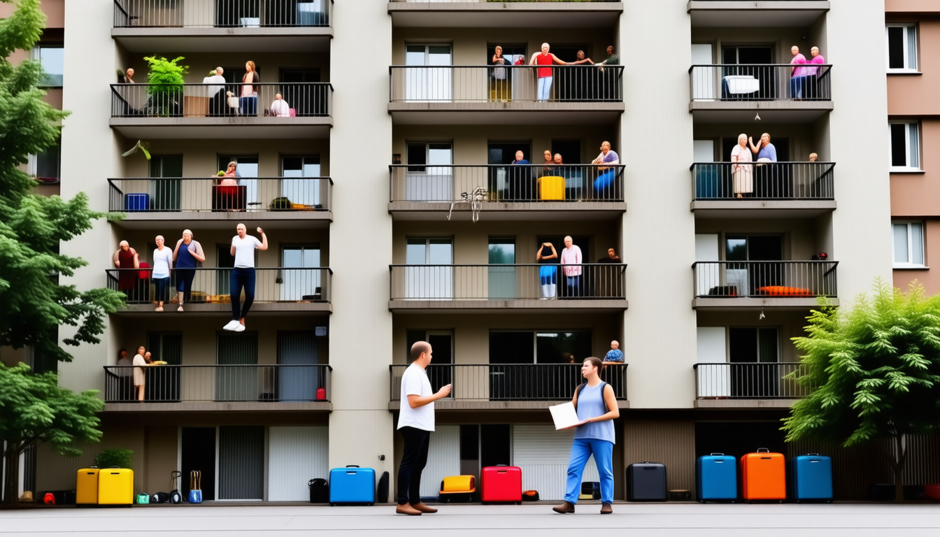 découvrez comment la montée d'airbnb crée des tensions croissantes en copropriété et les défis que cela représente pour les propriétaires.