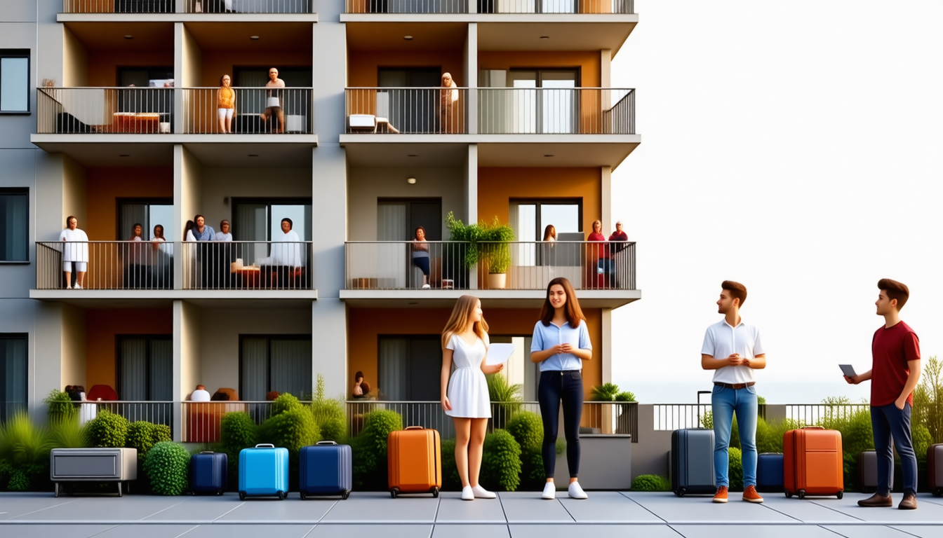 découvrez comment l'essor d'airbnb exacerbe les tensions en copropriété, posant de nouveaux défis aux propriétaires et impactant la vie collective.