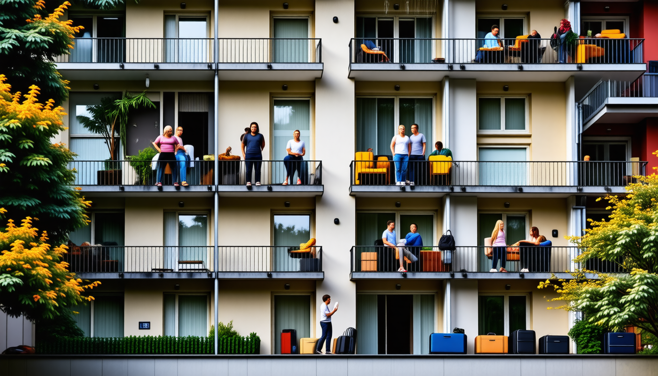 découvrez comment l'essor d'airbnb exacerbe les tensions en copropriété et les défis croissants auxquels font face les propriétaires.