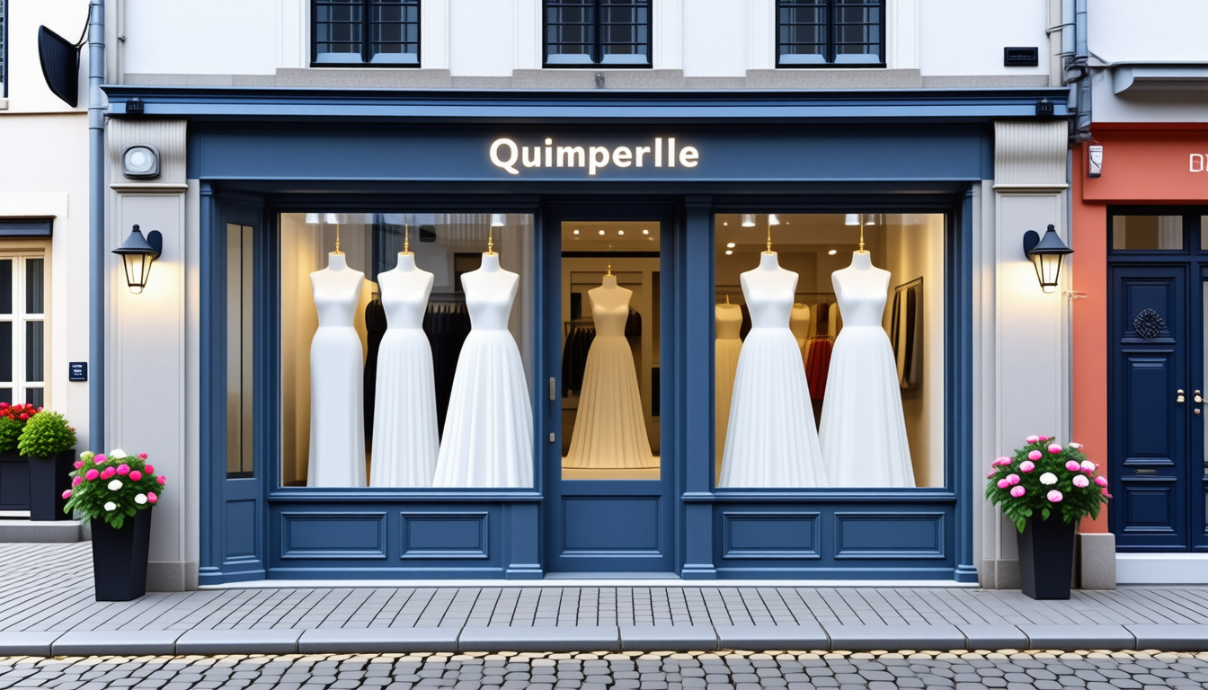 Quimperlé : une nouvelle boutique de robes de mariée s’installe dans l’ancien local de l’office de tourisme