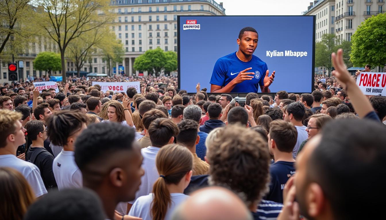 kylian mbappé réagit avec émotion après les critiques reçues, partageant une surprise inattendue adressée aux simples citoyens.