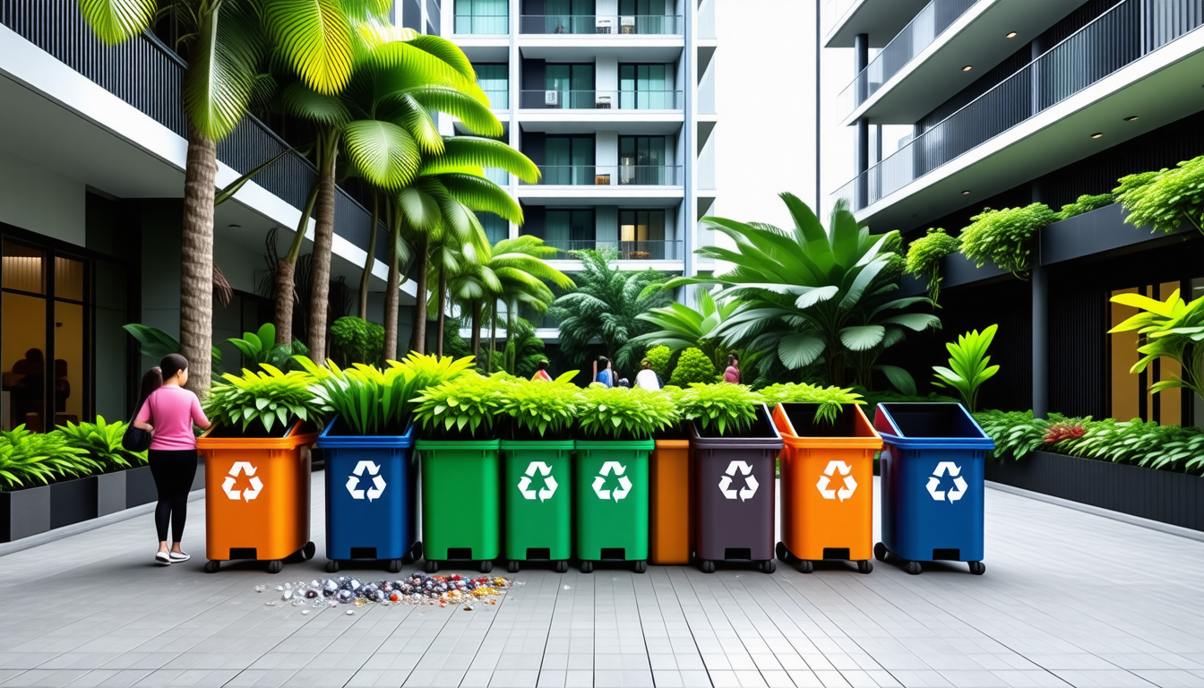 bangkok rend le tri sélectif obligatoire dans les immeubles en copropriété afin de promouvoir le recyclage et protéger l'environnement.