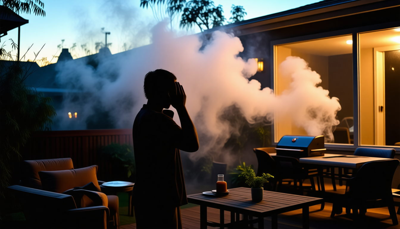 Chaque soir, la fumée du barbecue de mon voisin envahissait ma terrasse : voici comment j&rsquo;ai enfin réagi…