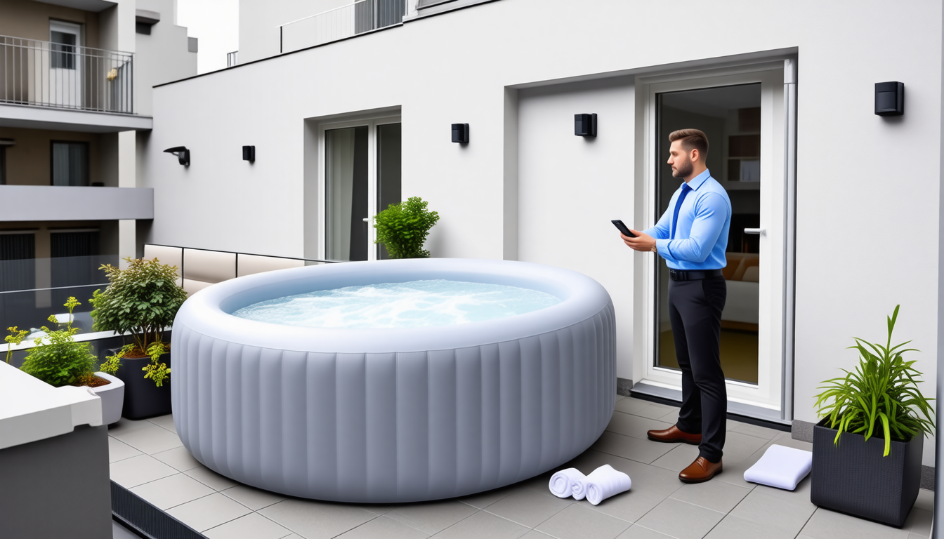 Installer un spa gonflable sur mon balcon sans y penser : ce qui s’est passé quand le syndic m’a contacté…